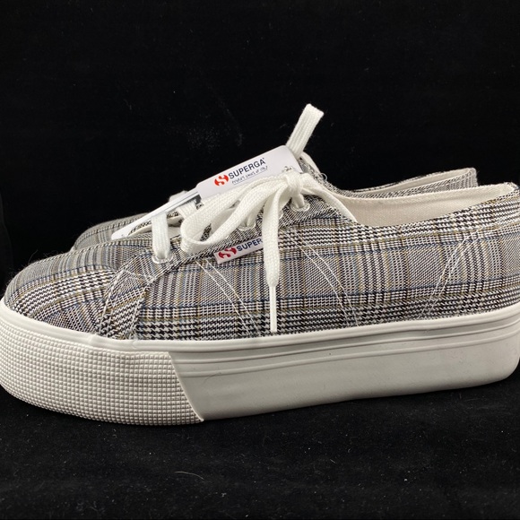 Superga Shoes - Superga 2790 BritishW Plaid Shoes
